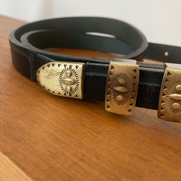 Free People boho western leather belt - Picture 3 of 12